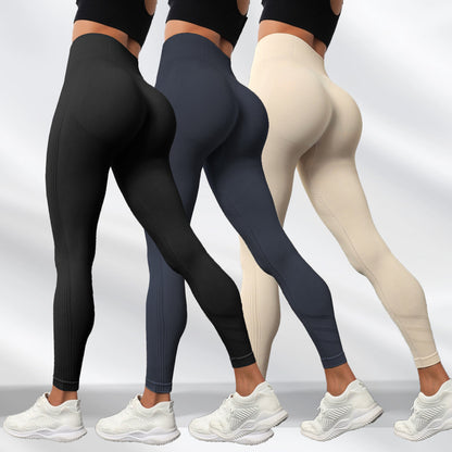 High Waisted Tummy Control Butt Lifting Yoga Leggings for Women Quick Dry Breathable Stretchy Workout Pants for Running and Fitness