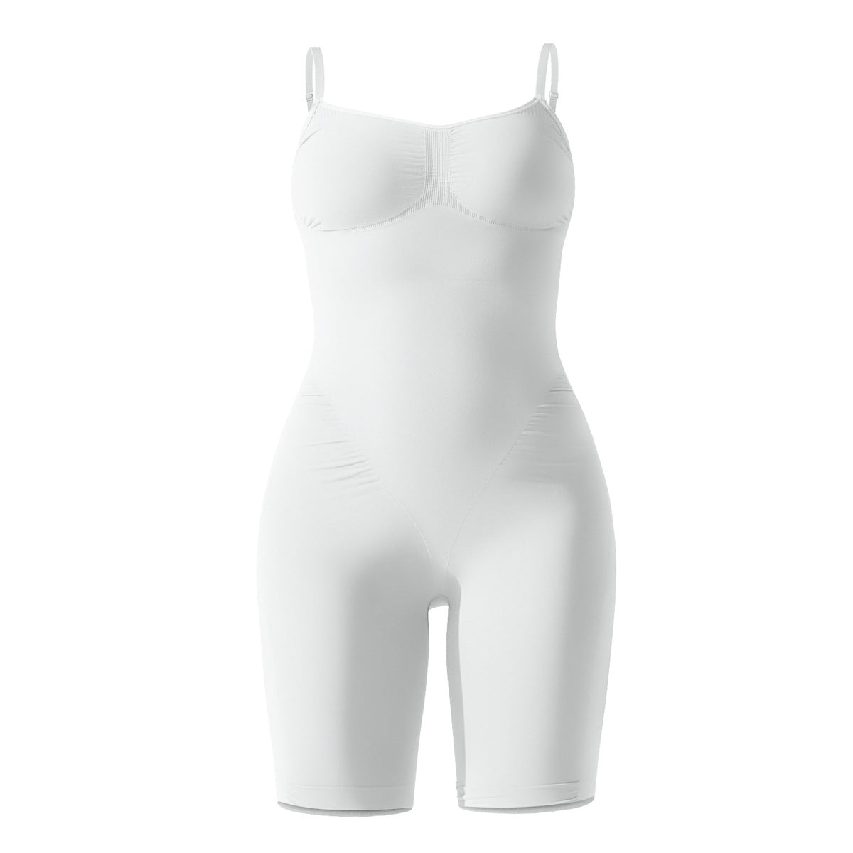 High Stretch Seamless Yoga Bodysuit with Adjustable Straps for Support and Lift Sculpting Shaping Bodywear that Tones and Enhances Your Curves