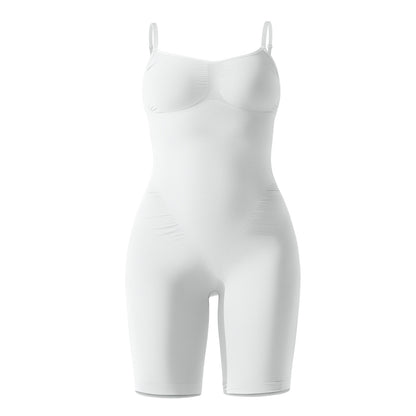 High Stretch Seamless Yoga Bodysuit with Adjustable Straps for Support and Lift Sculpting Shaping Bodywear that Tones and Enhances Your Curves