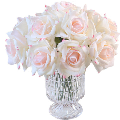 Luxurious Touch Moisturizing Artificial Rose Bouquet - Exquisite Floral Arrangement for Photographers and Elegant Home Décor