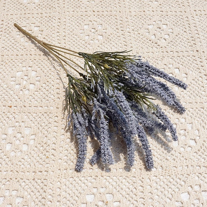 Elegant European-Style Faux Midge Grass Flowers for Home Decor - Realistic Dog Tail Grass Artificial Blooms for Weddings, Events, and Hotel Arrangements