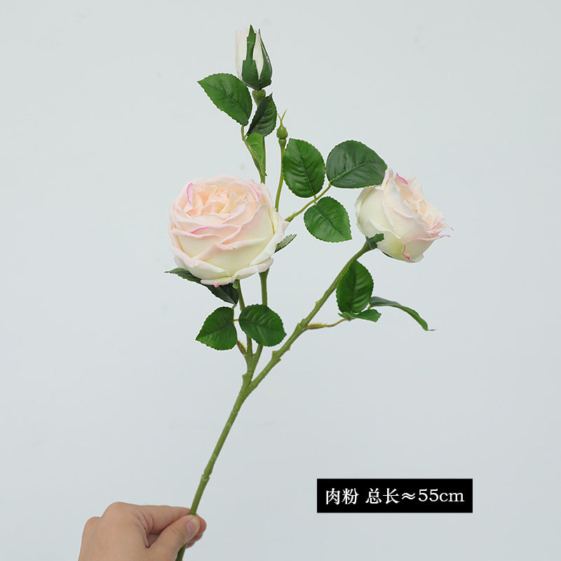 Realistic Touch Austin Rose Flowers for Weddings | Elegant Faux Floral Decor, Perfect for Photography Props and Table Centerpieces