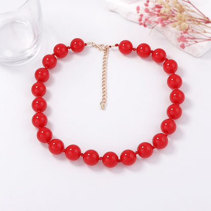 Bohemian Chic Multi-Color Beaded Layered Necklace - Versatile Geometric Design for Effortless Everyday Style