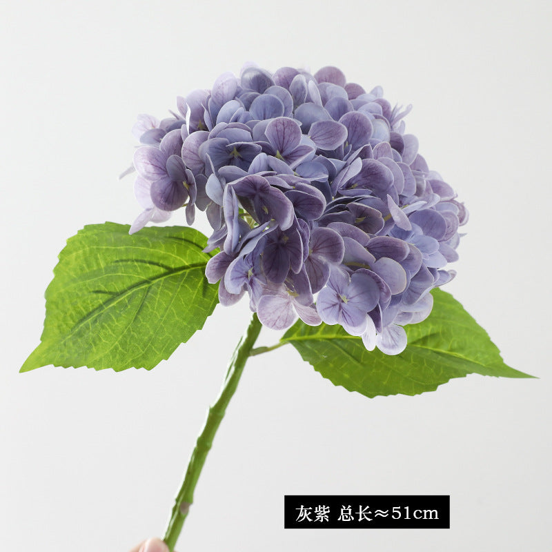 Luxurious Faux Hydrangea Flowers for Home Decor - Soft Touch, Hydrating Feel, Perfect for Living Room, Dining Table Centerpieces, and Photography Props