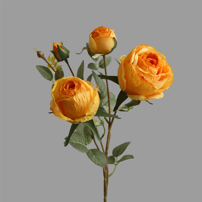 Realistic Fabric Rose Bouquet - Modern Scandinavian Indoor Home Decor with Creative Floral Arrangements, Perfect for Adding Elegance and Charm to Any Space