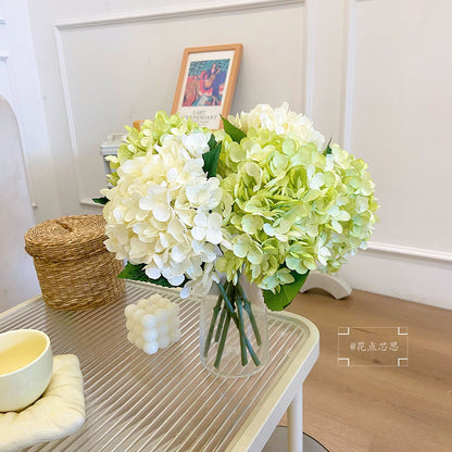 Stunning Artificial Hydrangea Bouquet - Perfect for Wedding Decor, Hotel Lobby Arrangements, and Photogenic Props with Realistic Silk Flowers