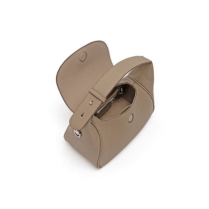 Luxury Genuine Leather Tote Bag Soft Top Grain Cowhide Pillow Bag for Women Versatile Shoulder and Crossbody Style