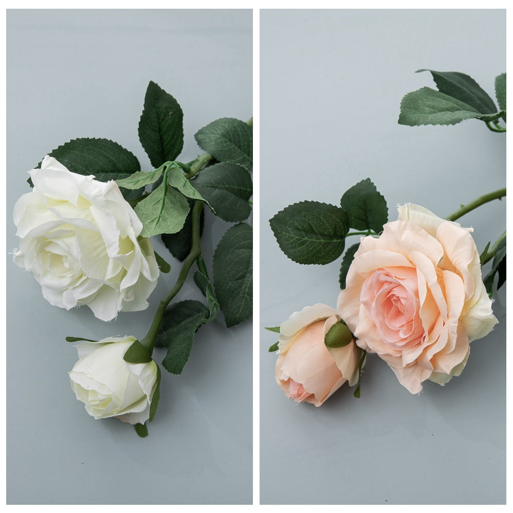 Elegant Artificial Jenny Rose Single Stem for Home Decor - Perfect for Weddings and Special Occasions (GF16042)