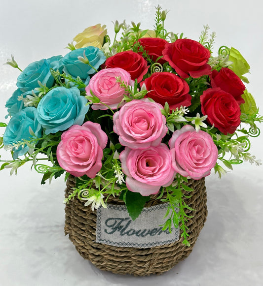 Realistic Artificial Rose Flowers for Home Decor - Perfect for Event Setup, Weddings, and Floral Arrangements with Lifespan and Easy Maintenance