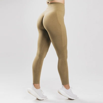 High Waisted Seamless Butt Lifting Yoga Pants for Women Quick Drying Fitness Leggings for Running Yoga and Everyday Wear