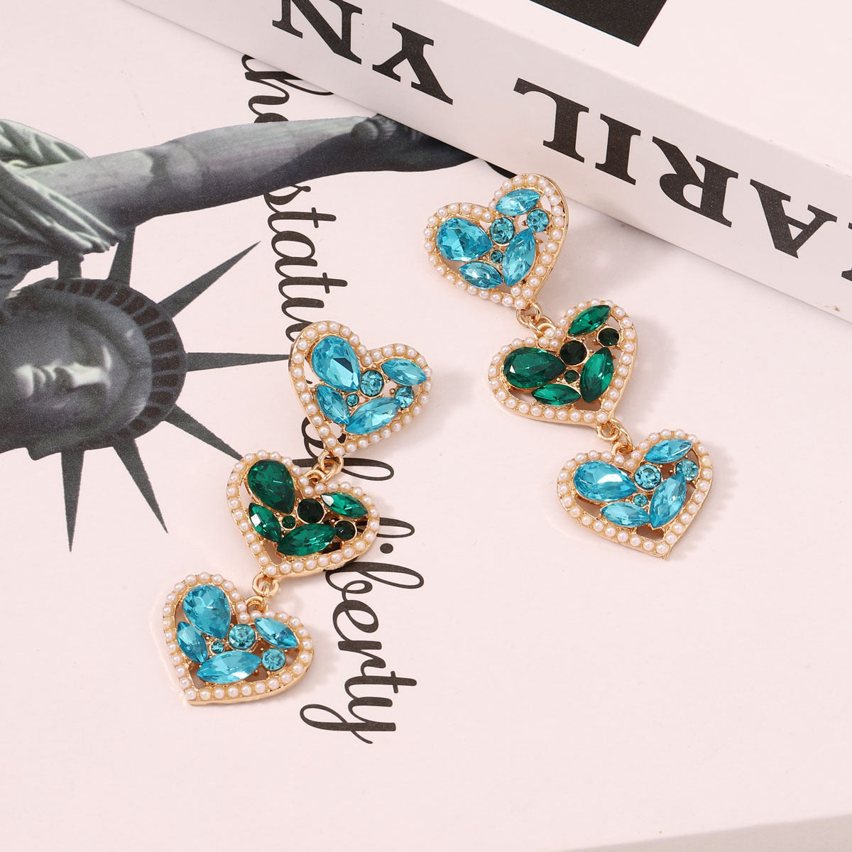 Chic Heart-Shaped Lightweight Luxury Earrings | Unique, Playful, and Versatile Statement Accessories for Every Occasion
