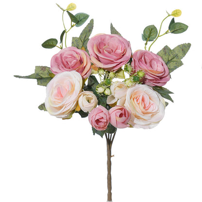 Elegant Nordic Rose Home Decor: Stunning Indoor Table Centerpiece for Holidays, Perfect as a Gift, Photography Prop, and Wedding Decoration