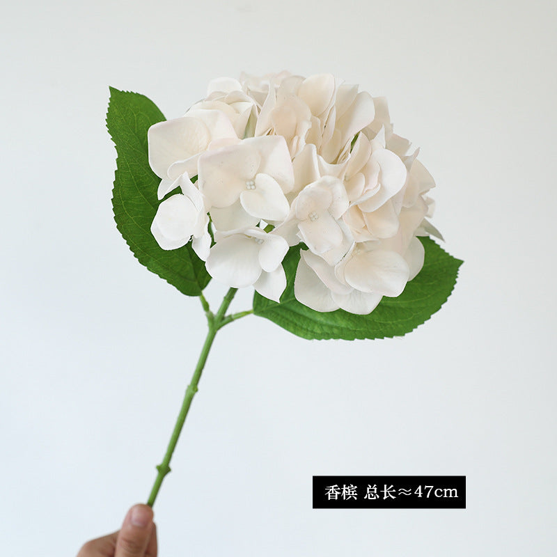 Lifelike Silk Hydrangea Artificial Flowers for Home Decor, Wedding Decorations, and Event Styling - Stunning Faux Floral Arrangement