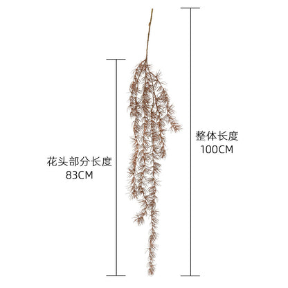 Elegant INS Wedding Decoration with Faux Greenery: Realistic Pampas Grass and Reed Grass Flower Arrangement - Perfect for Home Decor, Events, and Special Occasions - Model MW82104