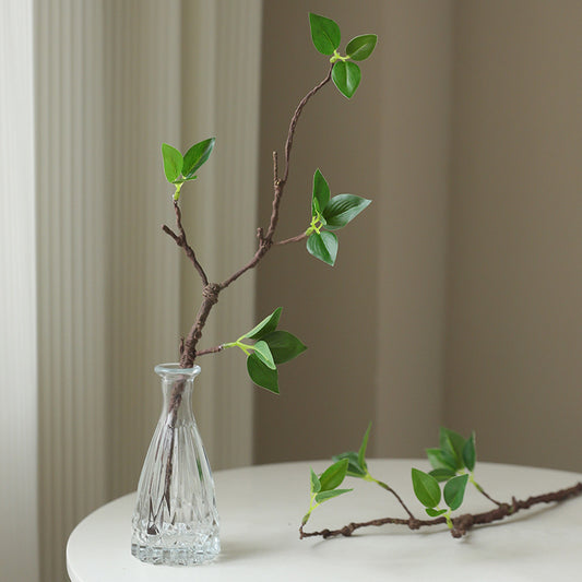 Artificial Green Plant with Realistic Dry Tree Branches – Stunning Faux Floral Decor for Office and Indoor Spaces