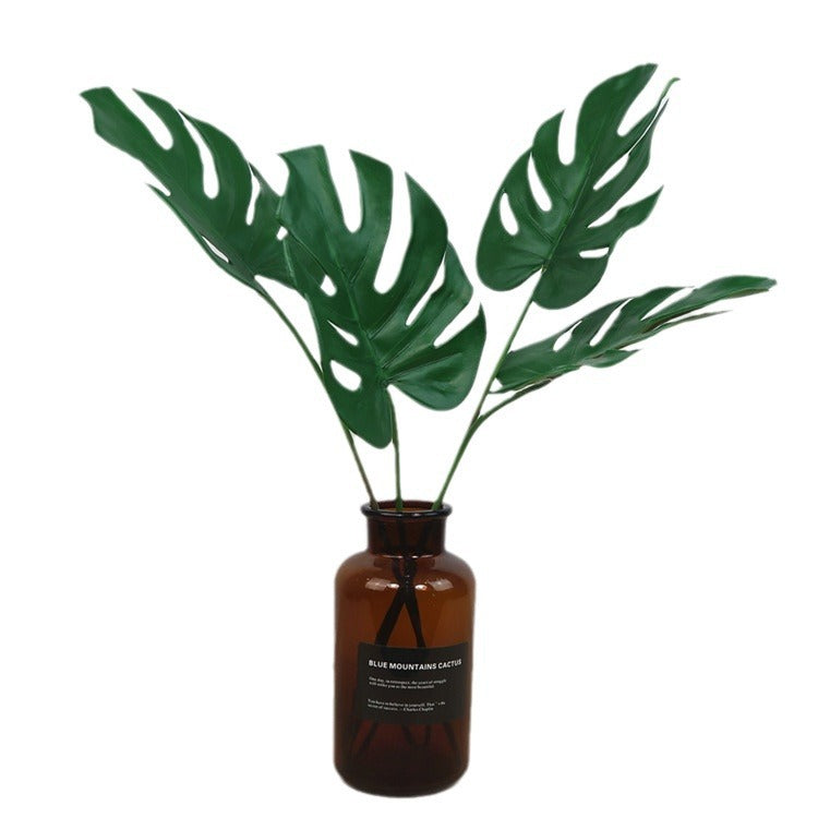 High-Quality Faux Monstera Leaves for Creative DIY Floral Arrangements - Perfect for Home Decoration, Living Room Accent, and Greenery Enthusiasts