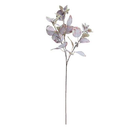 Lifelike Eucalyptus and Money Leaf Long Stem Greenery with Fruit for Home Decor - Perfect for Floral Arrangements and Boho Style Interiors