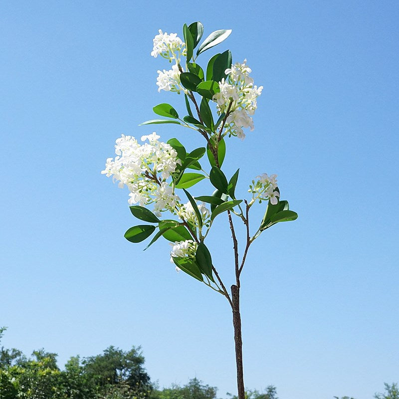 Elegant Luxury Faux Flowers - Fragrant Mountain Blossoms for Home Décor, Wedding Decorations & Event Props