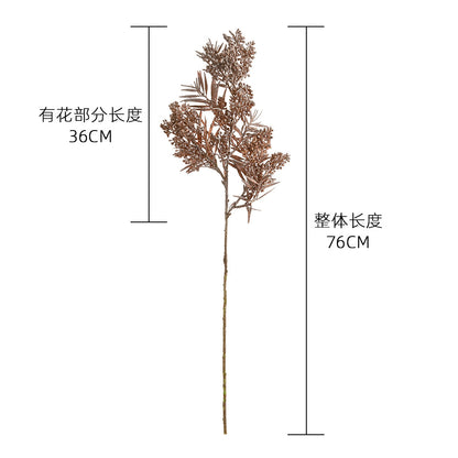 Elegant Wedding Pine Cone Artificial Flowers in INS Style - MW82106 Home Decor with Realistic Appearance & Long-lasting Beauty