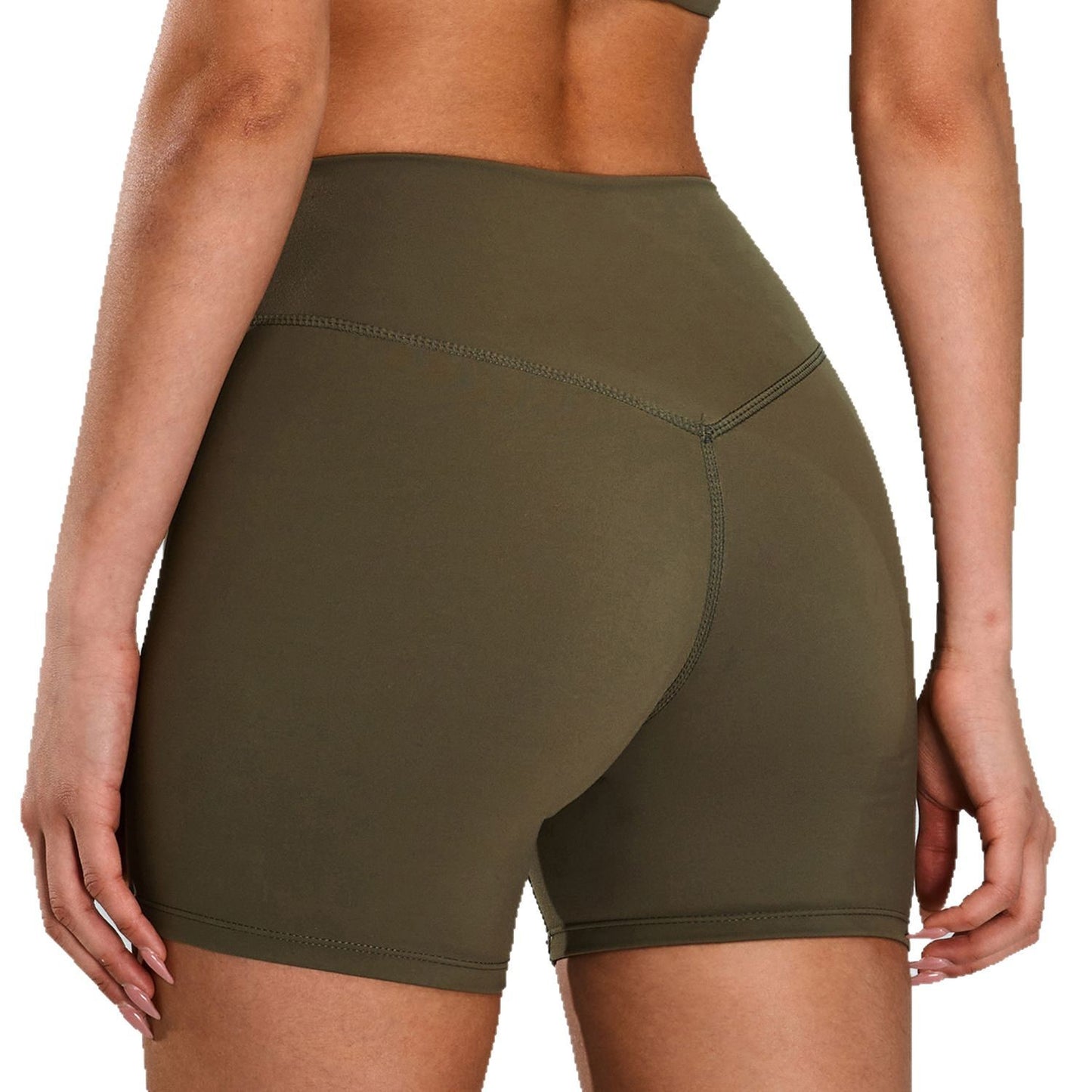 High Waisted Quick Dry Breathable Yoga Shorts for Women Tummy Control Butt Lifting Fitness Shorts for Running and Active Workouts