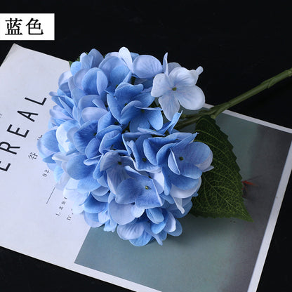 Single Stem Realistic Hydrangea Flower - Perfect for Weddings, Event Venues, and Hotel Decorations