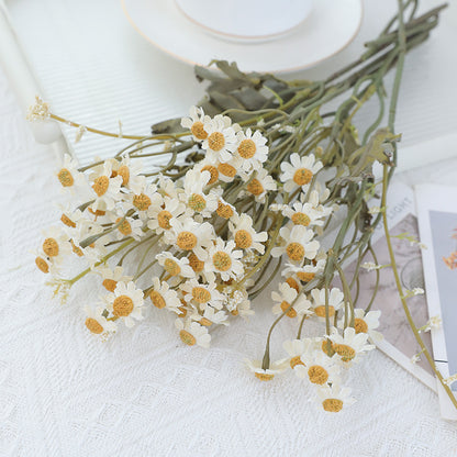 Beautifully Crafted Faux Daisy Wildflower Arrangement - Perfect for Home Décor, Living Room Accent, and Chic Floral Display