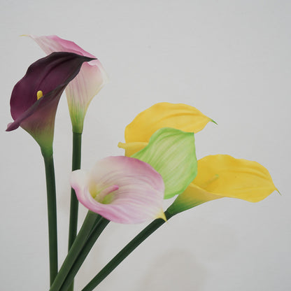 Quality Faux Calla Lily Flowers - Perfect for Home and Business Decor, Table Arrangements, Wedding Decorations, and Photography Props