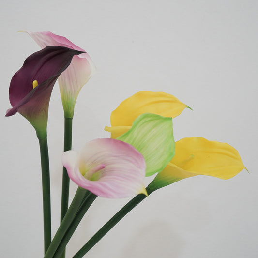 Quality Faux Calla Lily Flowers - Perfect for Home and Business Decor, Table Arrangements, Wedding Decorations, and Photography Props