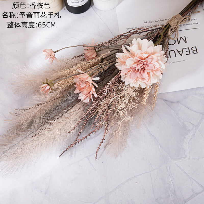 Elegant Artificial Floral Bouquet for Home Decor - Perfect for Weddings, Special Events, and Wall Accents - 予音丽花手札 CF01164