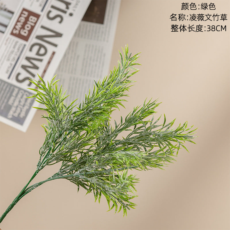 Lifelike Faux Bamboo Grass - INS Style Artificial Green Plant for Wedding Décor and Home Decoration - Perfect for Any Occasion (Model MW73785)