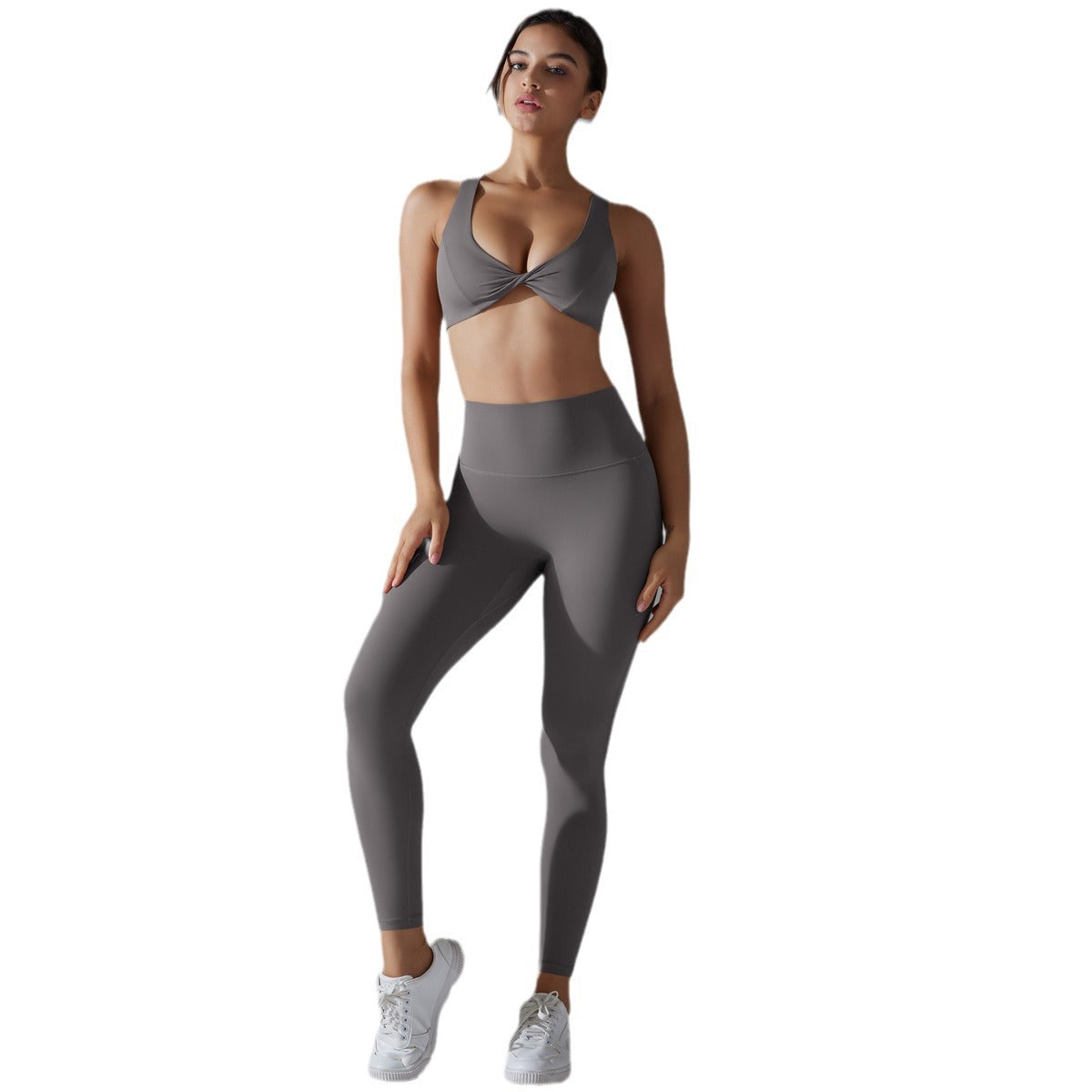 Revolutionary High Waisted Butt Lifting Leggings Sports Bra Set for Women No Underwear Needed for Comfort During Running Yoga and Fitness Workouts