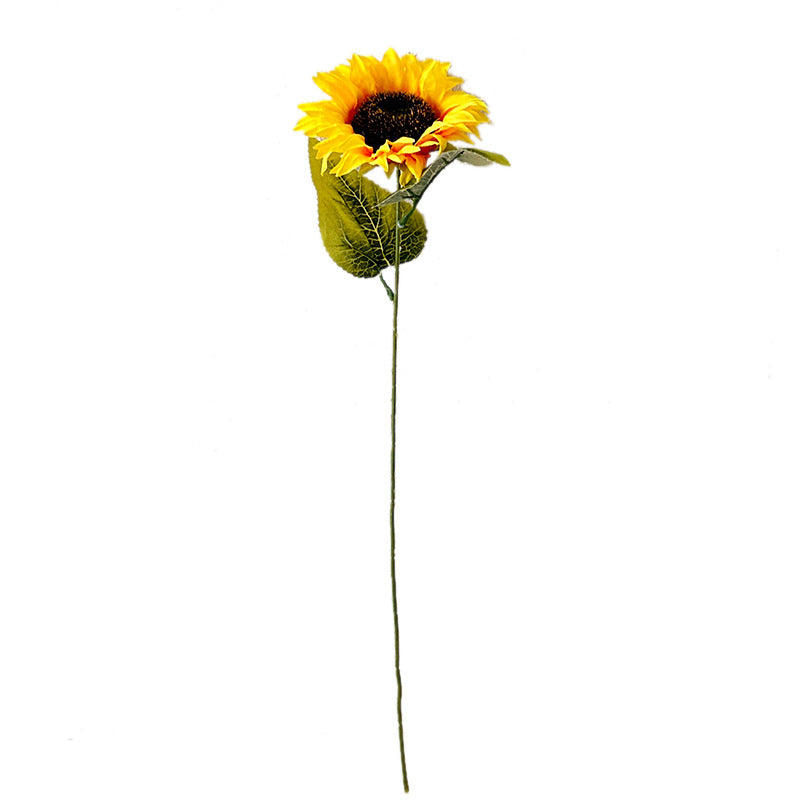 Realistic Sunflower Faux Flowers for Home Décor – Perfect for Living Room, Picnic Props, Photo Backdrops, and Dining Table Centerpieces