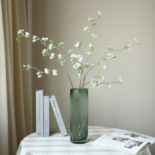 Stunning Artificial Snow Willow Branch Bouquet - Perfect Silk Cherry Blossom Table Decor for Living Rooms, Dining Tables, and Outdoor Spaces