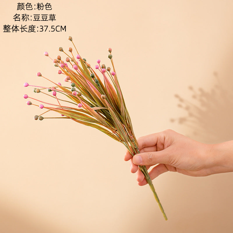 Charming Wedding Decoration with Green Faux Plants and Dotted Grass - Realistic Ins Style Decorative Flowers MW77702