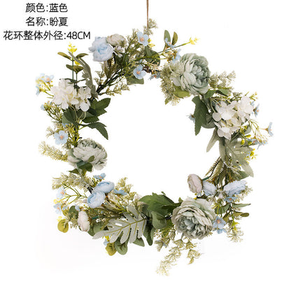 Stunning Artificial Rose Wall Décor - Summer-Inspired Floral Arrangement for Weddings and Home - Elegant Bouquets and Decorative Flowers (CF01093)