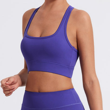 Breathable Sports Bra for Yoga and Gym Supportive and for Running and Fitness Workouts