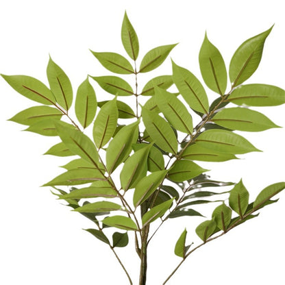 Lifelike Artificial Green Nandina Plant - Perfect for Home Decor, Retail Display, or Photography Props