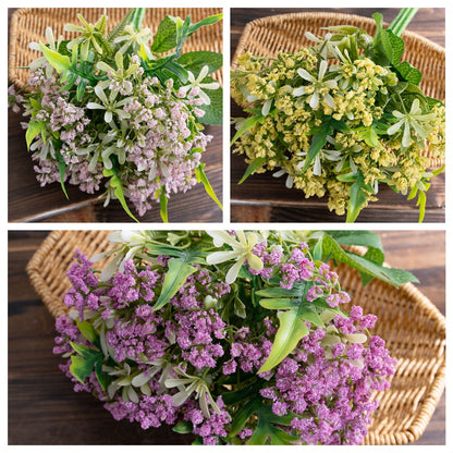 Stunning Artificial Baby's Breath Bouquet - Perfect for Weddings, Events, and Home Decor - Realistic Green Floral Arrangement - MW81113