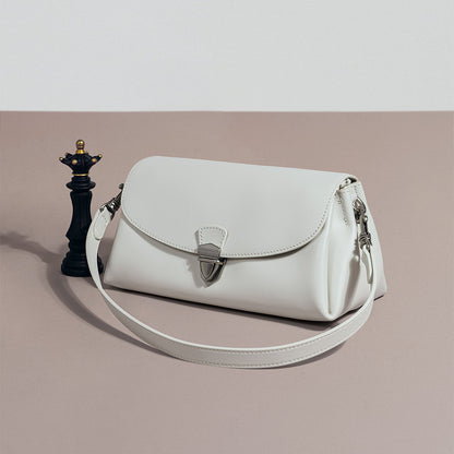 Fashionable Leather French Baguette Design for Commuters Unique Shoulder Crossbody with High End Appeal