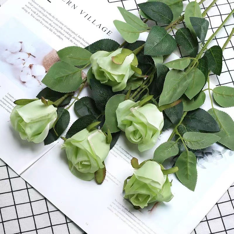 Realistic Rose Artificial Flowers for Stunning Living Room Décor | Elegant Faux Floral Arrangements | Perfect for Wedding Bouquets & Home Styling