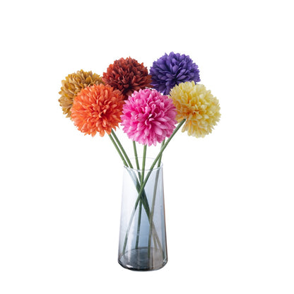 Stella Dandelion Ping Pong Flower Faux Floral Arrangement – Perfect Home Décor for Weddings and Celebrations, INSYC1131