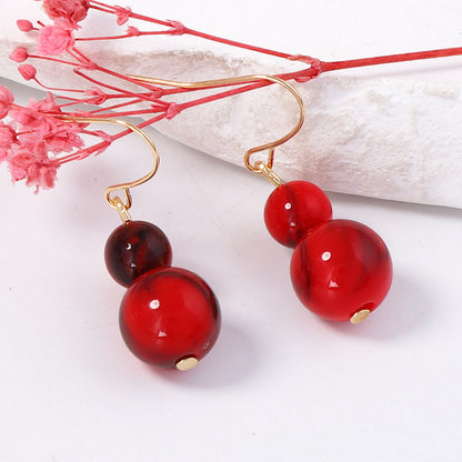 Bohemian Chic Statement Beaded Floral Pendant Necklace and Earrings Set - Exquisite, Versatile Jewelry for Every Occasion