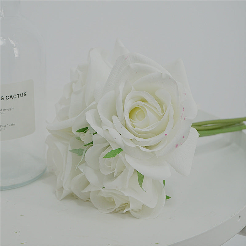 High-Quality Soft Touch Hydrating Rose Bouquet | Corolla Home Floral Décor | Stunning Bridal Handheld Flowers | Perfect Photography Prop