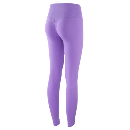 High Waisted Seamless Peach Bottom Yoga Pants Flattering Workout Leggings for Comfort and Style