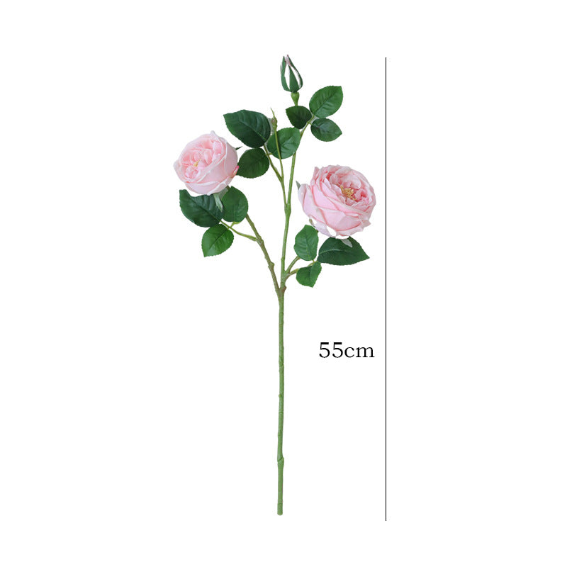 Realistic Touch Austin Rose Flowers for Weddings | Elegant Faux Floral Decor, Perfect for Photography Props and Table Centerpieces