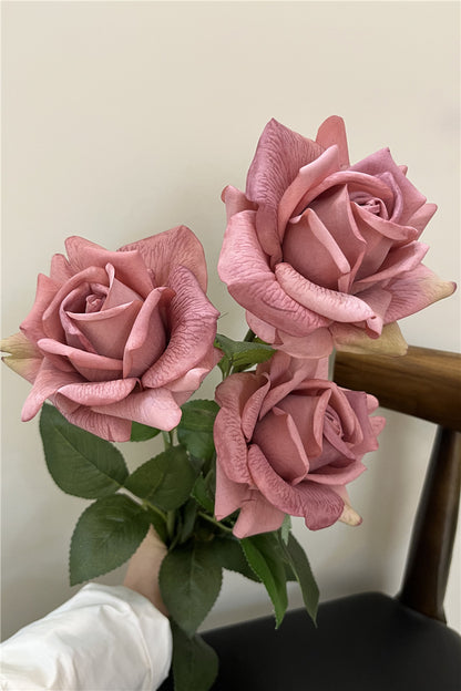 Quality Faux Austin Touch Moisture-Retaining Rose – Elegant Indoor Home Décor and Wedding Floral Arrangement