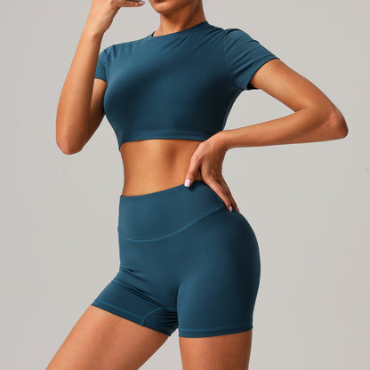 High Waisted Peach Butt Yoga Set Stretchy and Supportive Activewear Ensemble for and Style