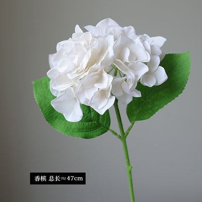 Quality Soft Touch Hydrangea Stem - Elegant Faux Flower for Home Decor, Living Room, and Wedding Decorations