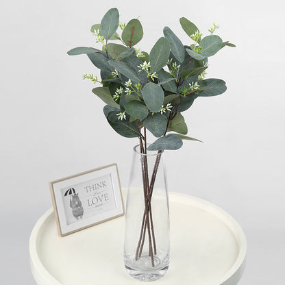 Realistic Eucalyptus Leaf Artificial Flower Bouquet – Perfect for Wedding Decorations, Home Decor, and Floral Arrangements