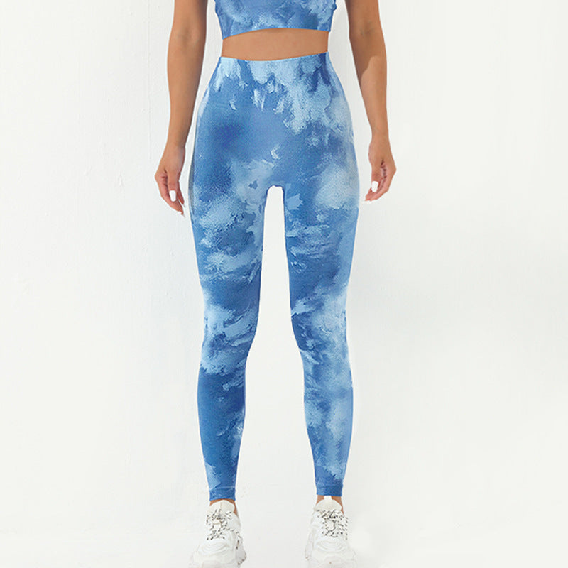 High Waisted Seamless Digital Print Leggings for Women's Fitness for Peachy Running and Autumn Winter Workouts